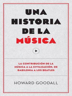 cover image of Una historia de la música